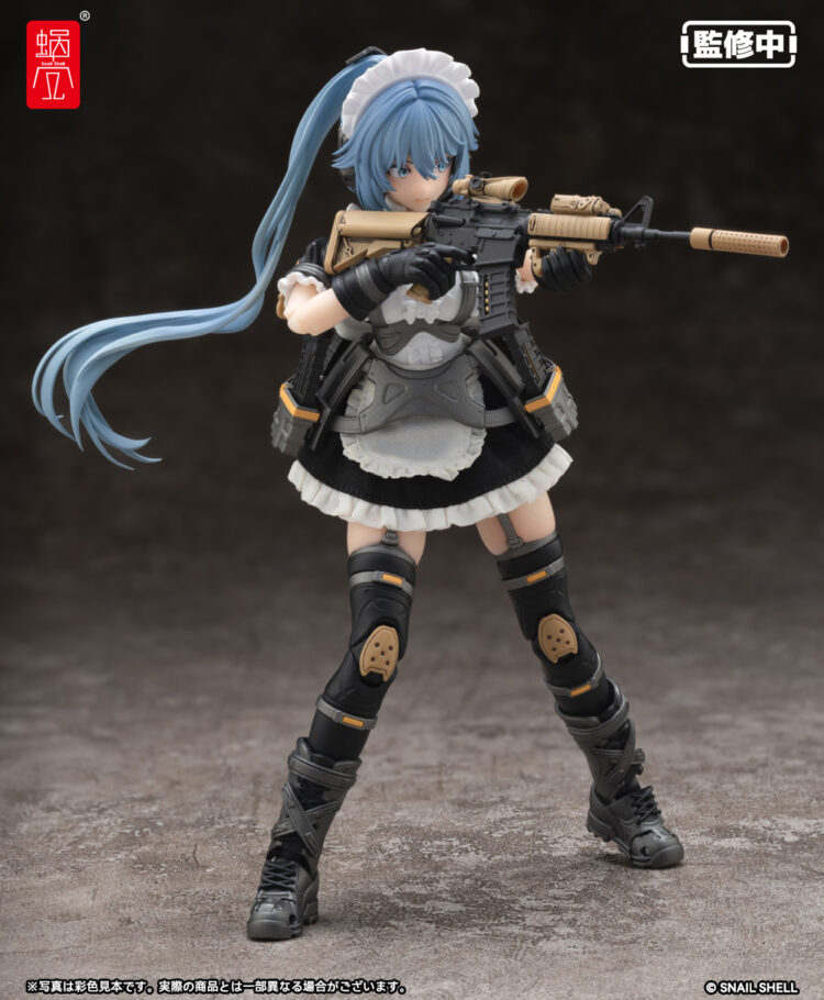 Mô hình figure 1/12 Snail Shell RA-02 Tactical Maid Kazune Tokiwa chính hãng - Image 10