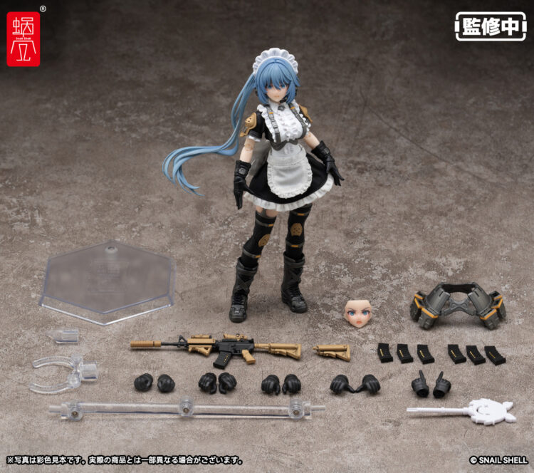 Mô hình figure 1/12 Snail Shell RA-02 Tactical Maid Kazune Tokiwa chính hãng - Image 4