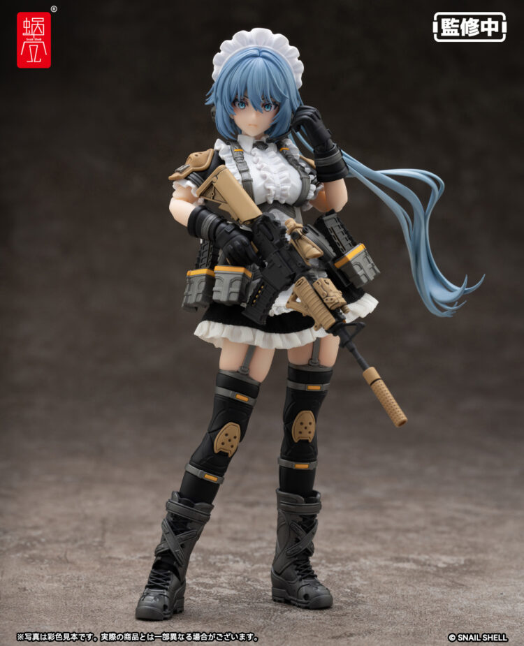 Mô hình figure 1/12 Snail Shell RA-02 Tactical Maid Kazune Tokiwa chính hãng - Image 3