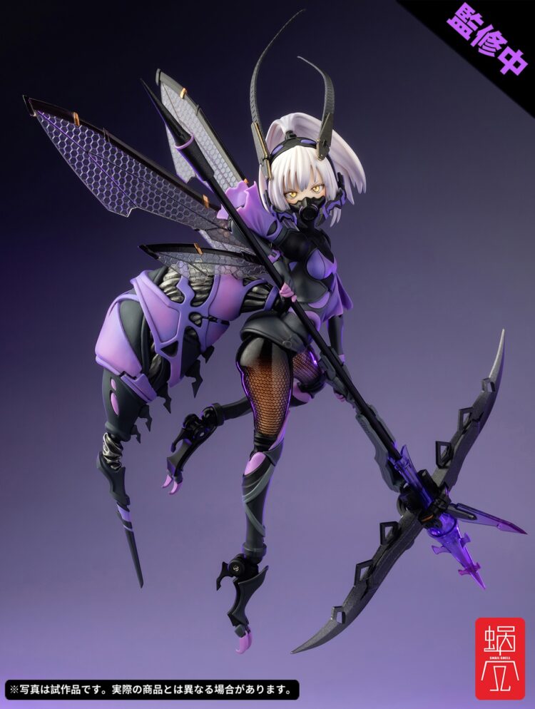 Mô hình figure 1/12 Snail Shell Wasp BEE-04R Argidae Girl Ruririn chính hãng - Image 4