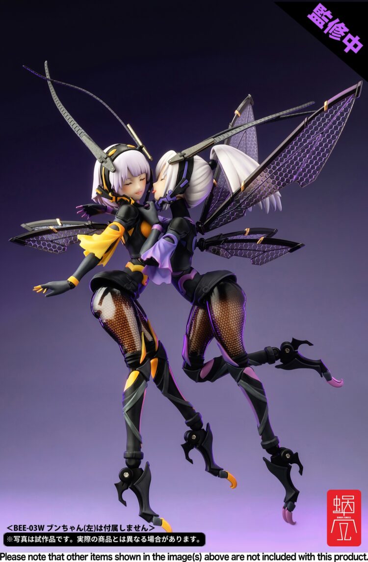 Mô hình figure 1/12 Snail Shell Wasp BEE-04R Argidae Girl Ruririn chính hãng - Image 28