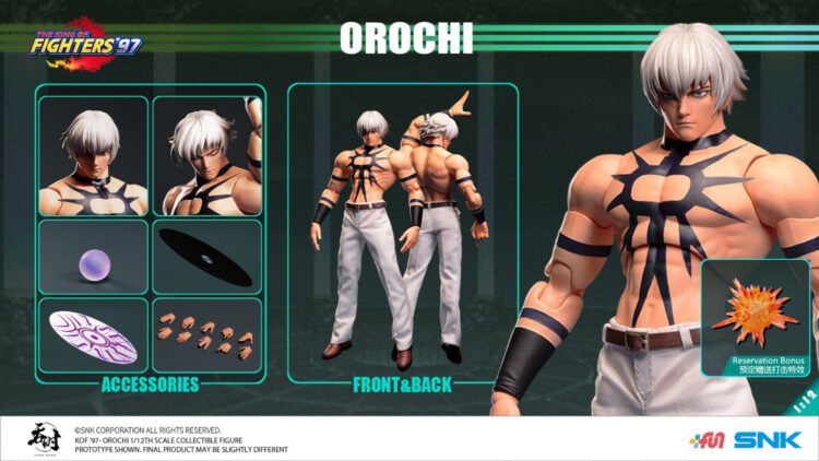 Mô hình Orochi The King of Fighters '97 hãng Tunshi Studio tỷ lệ 1/12 - Image 12