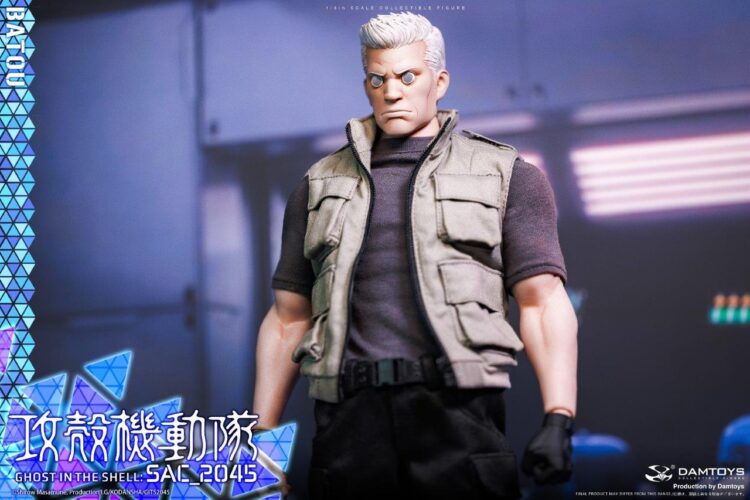 Mô hình 1/6 DAM Toys DMS043 Ghost in the Shell SAC_2045 Batou action figure - Image 17