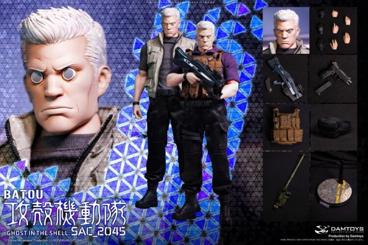 Mô hình 1/6 DAM Toys DMS043 Ghost in the Shell SAC_2045 Batou action figure - Image 27