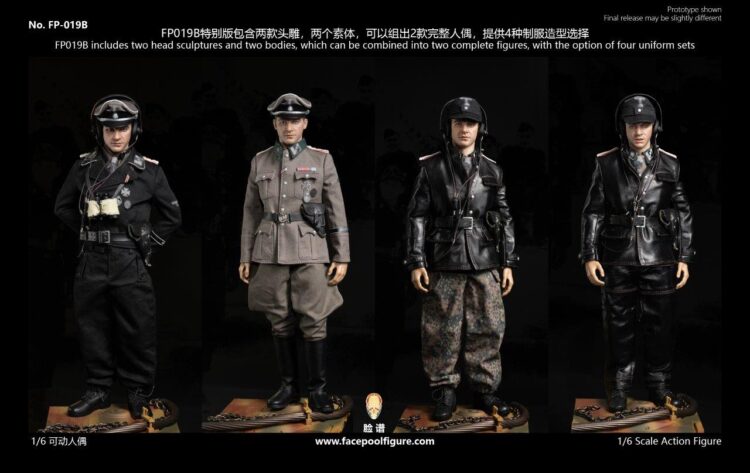 Mô hình 1/6 Facepool FP019B Panzer Ace Michael Wittmann bản cao cấp - Image 4