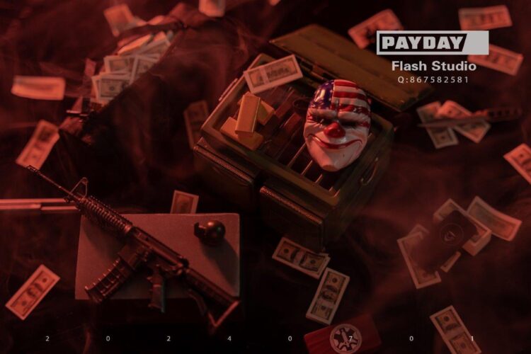 Mô hình 1/6 Flash Studio X-S003 Dallas PayDay Collectibles action figure - Image 13