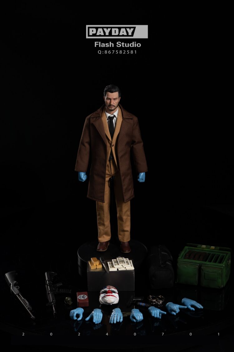 Mô hình 1/6 Flash Studio X-S003 Dallas PayDay Collectibles action figure