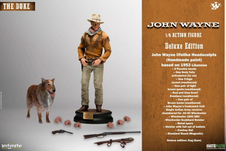 Mô hình figure 1/6 Infinite Statue X Kaustic John Wayne The Duke Phiên Bản Deluxe - Image 19