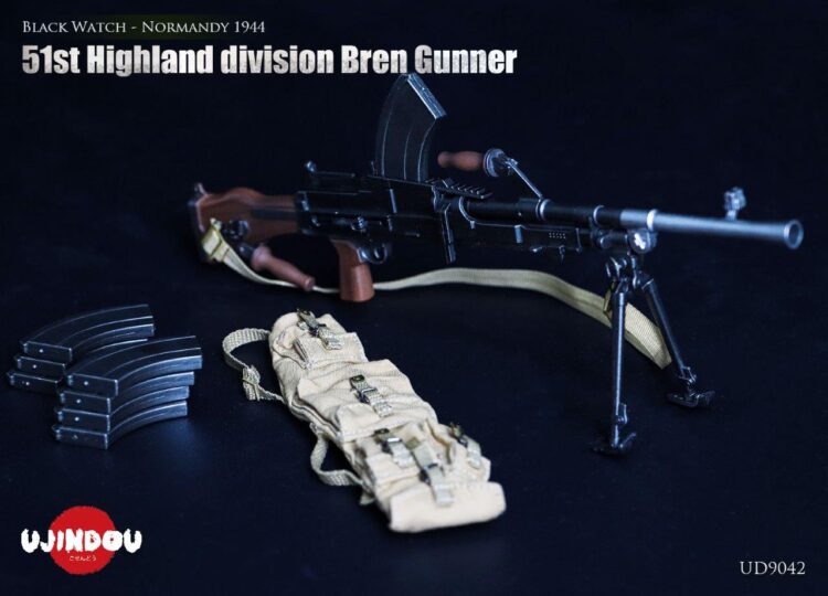 Mô hình 1/6 UJINDOU Sư đoàn Cao nguyên 51 Bren Gunner, Black Watch - Normandy 1944 Figure - Image 20