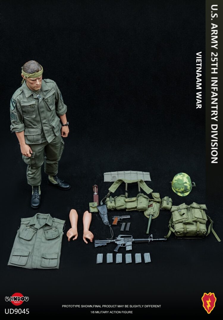 Mô hình lính nam 1/6 UJINDOU UD9045 U.S. ARMY 25TH INFANTRY DIVISION-VIETNAM WAR - Image 23