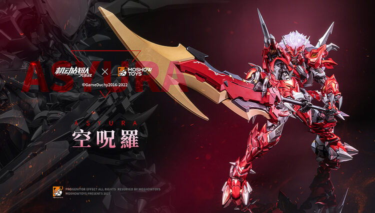 Mô hình MoshowToys Kidou Sentai Iron Saga - Asyura - Noble Class X Series chính hãng - Image 5