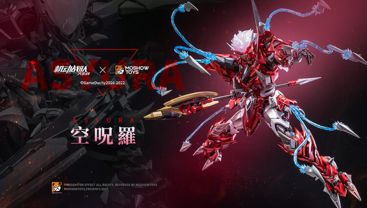 Mô hình MoshowToys Kidou Sentai Iron Saga - Asyura - Noble Class X Series chính hãng - Image 7