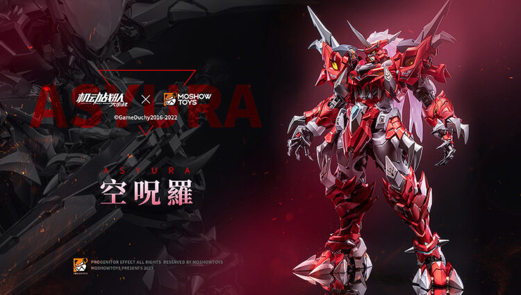 Mô hình MoshowToys Kidou Sentai Iron Saga - Asyura - Noble Class X Series chính hãng - Image 8