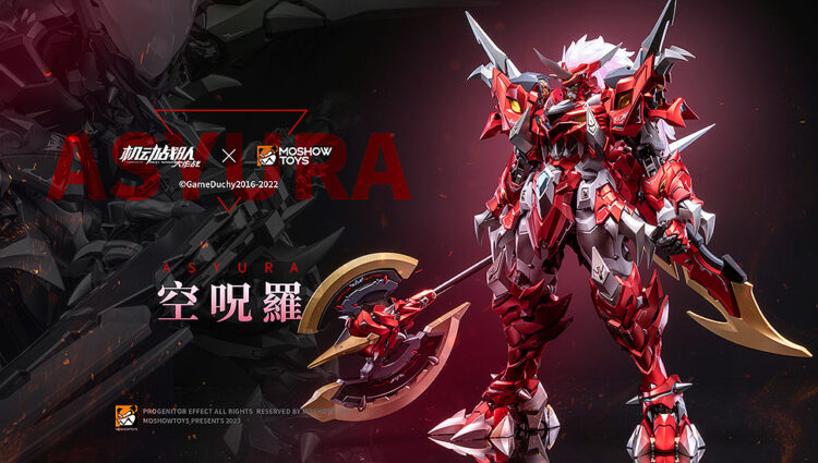 Mô hình MoshowToys Kidou Sentai Iron Saga - Asyura - Noble Class X Series chính hãng - Image 3