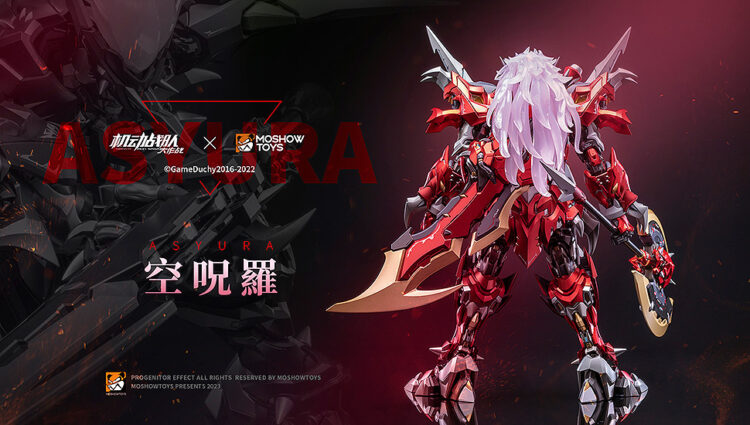 Mô hình MoshowToys Kidou Sentai Iron Saga - Asyura - Noble Class X Series chính hãng - Image 4