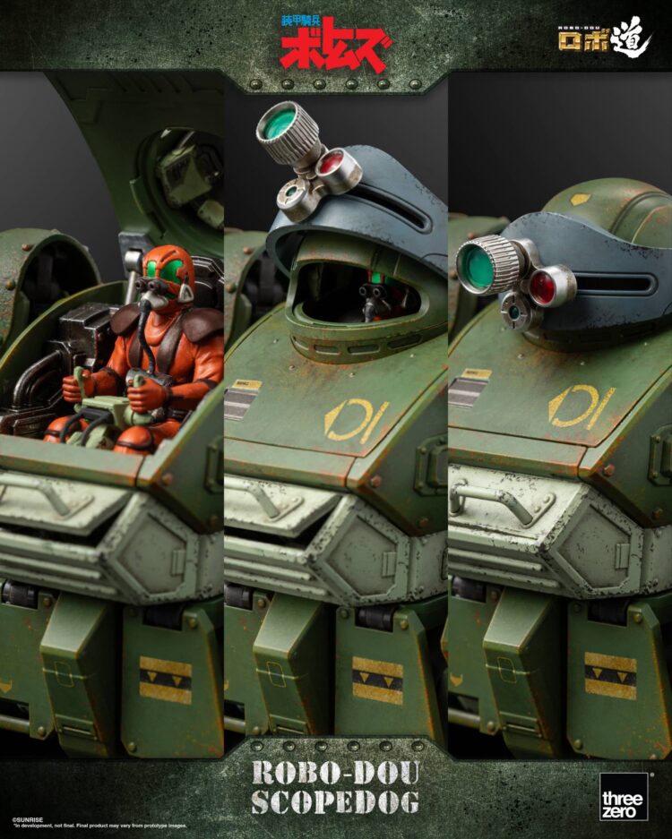 Mô hình Robot ThreeZero ROBO-DOU Armored Trooper Votoms Scopedog - Image 16