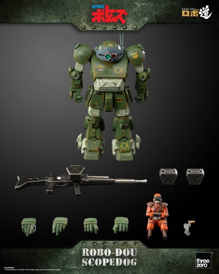 Mô hình Robot ThreeZero ROBO-DOU Armored Trooper Votoms Scopedog - Image 19