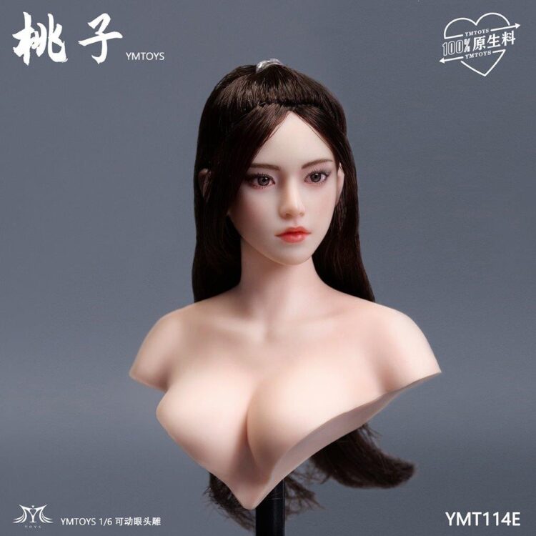 Head nữ figure 1/6 Taozi mắt di chuyển được, chính hãng Ymtoys - Image 21