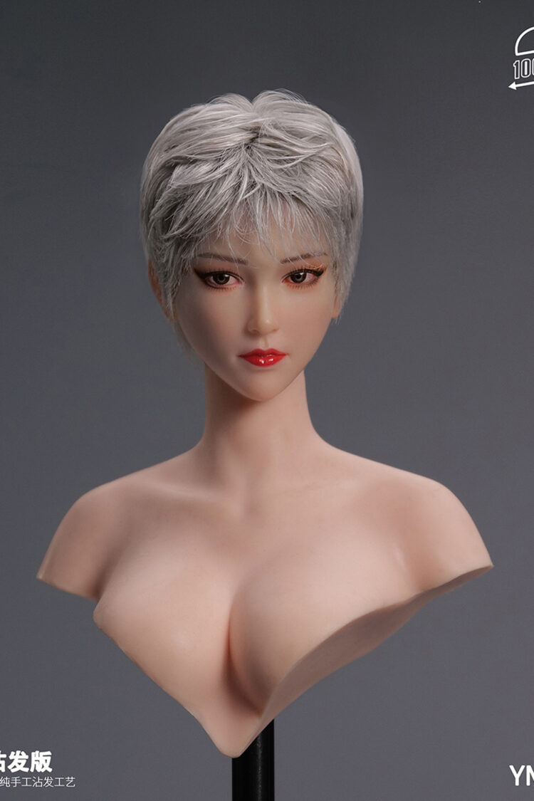 Head nữ 1/6 YM Toys Wool Viscose Hair Version of Mu - Image 3