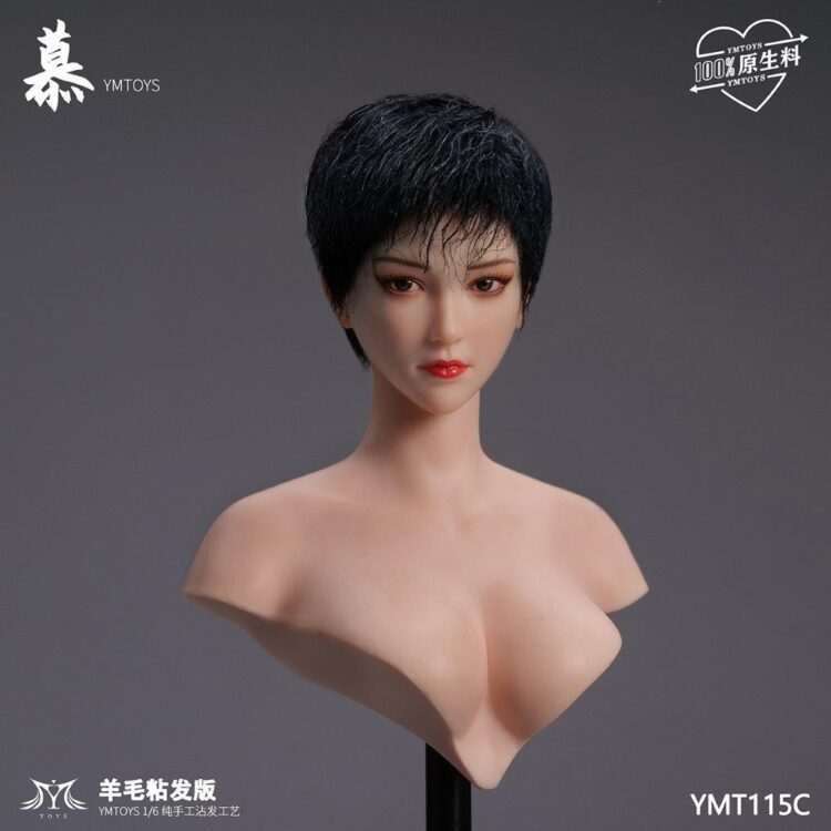 Head nữ 1/6 YM Toys Wool Viscose Hair Version of Mu - Image 16