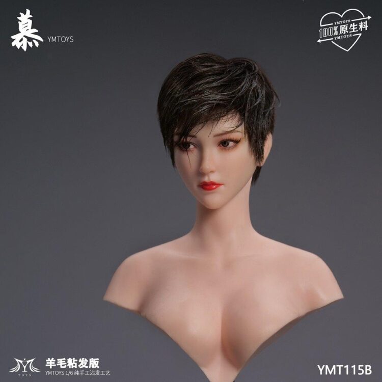 Head nữ 1/6 YM Toys Wool Viscose Hair Version of Mu - Image 11