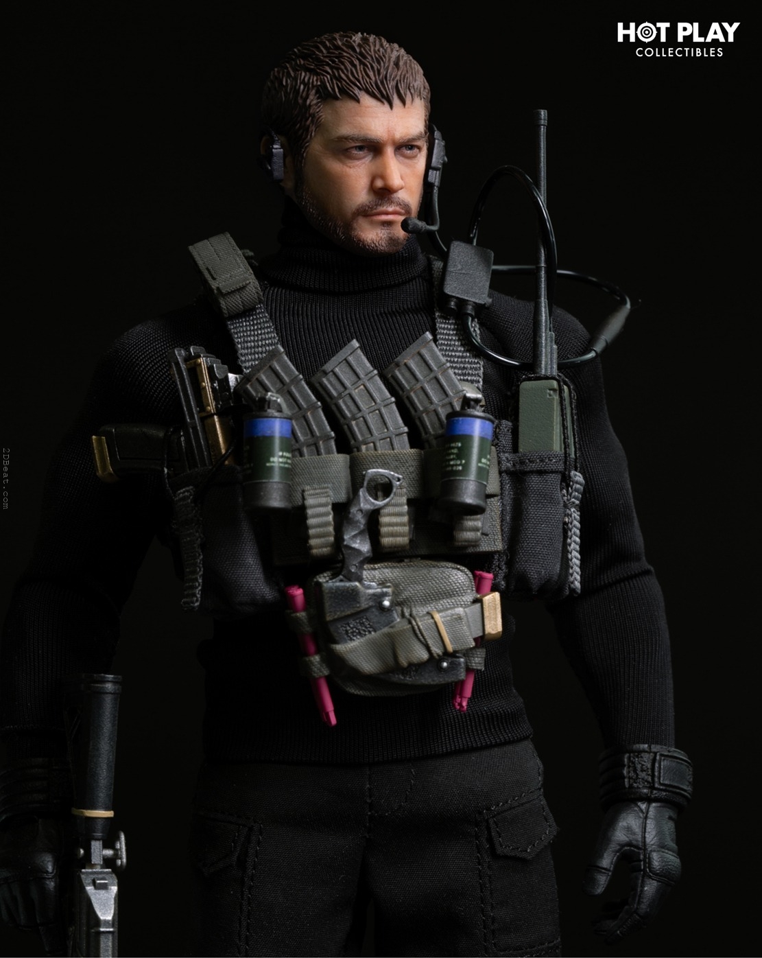 Mô hình figure 1/12 Hot Play HP001D Captain Wolf Hunter phiên bản cao cấp - Image 3