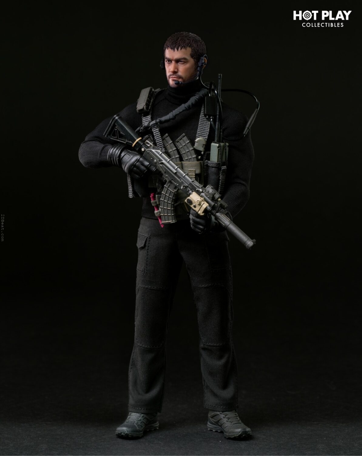 Mô hình figure 1/12 Hot Play HP001D Captain Wolf Hunter phiên bản cao cấp - Image 4