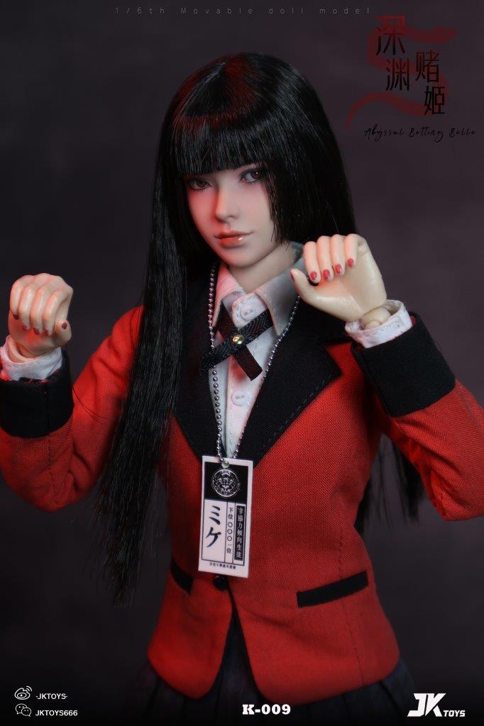 Mô hình 1/6 JK Toys K009 Yumeko Action Figure trong Kakegurui - Image 5