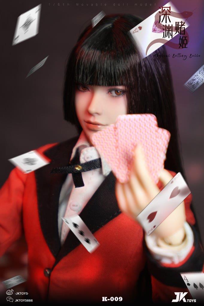 Mô hình 1/6 JK Toys K009 Yumeko Action Figure trong Kakegurui - Image 6