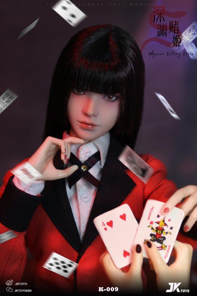 Mô hình 1/6 JK Toys K009 Yumeko Action Figure trong Kakegurui - Image 7
