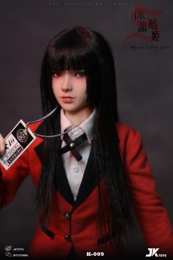 Mô hình 1/6 JK Toys K009 Yumeko Action Figure trong Kakegurui - Image 4