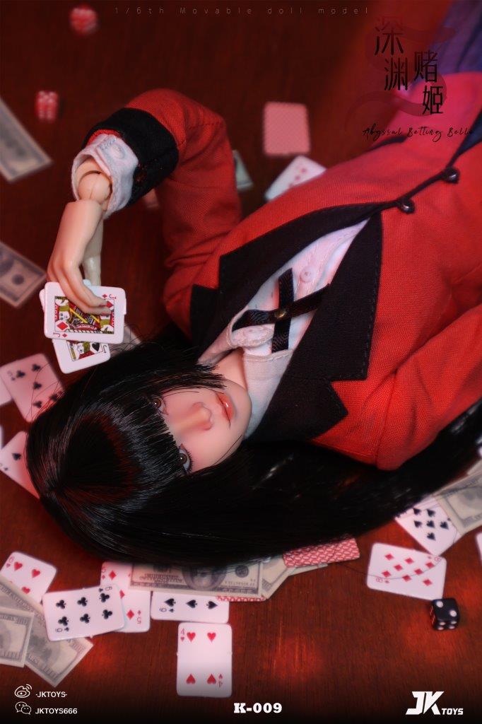 Mô hình 1/6 JK Toys K009 Yumeko Action Figure trong Kakegurui - Image 13