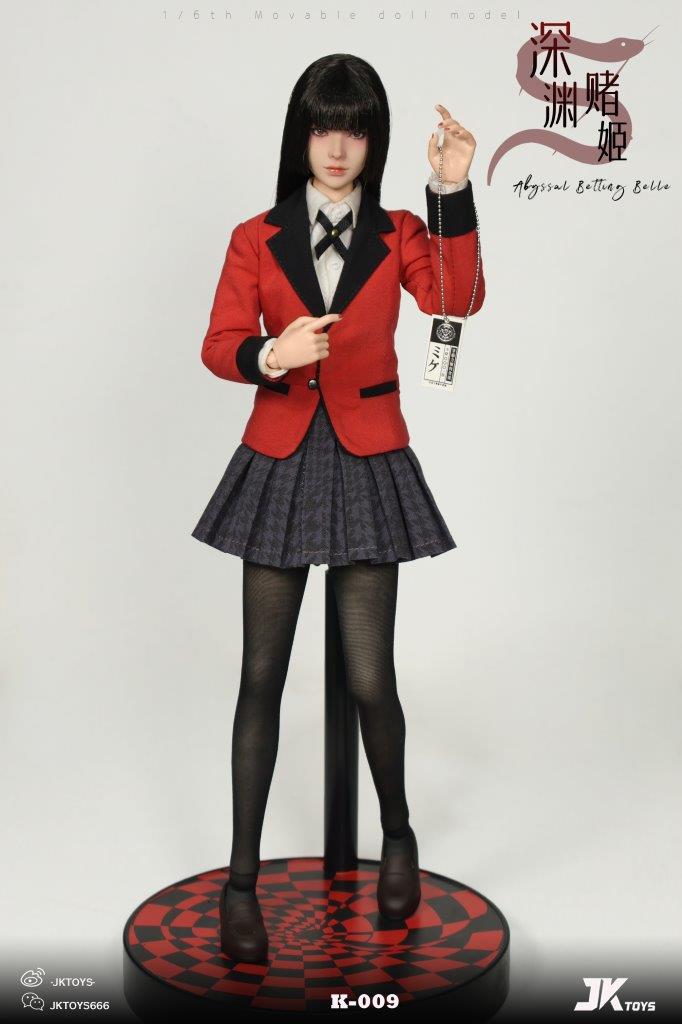 Mô hình 1/6 JK Toys K009 Yumeko Action Figure trong Kakegurui - Image 14
