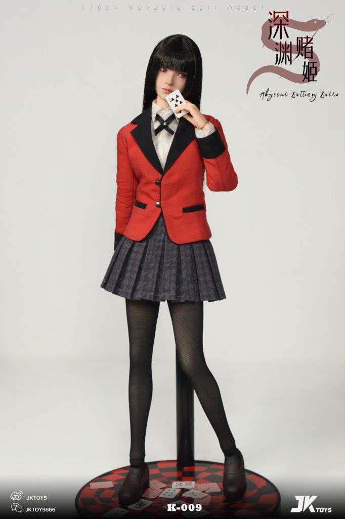 Mô hình 1/6 JK Toys K009 Yumeko Action Figure trong Kakegurui - Image 15