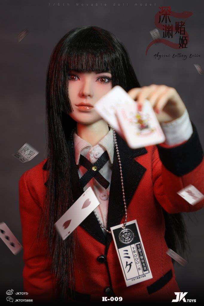 Mô hình 1/6 JK Toys K009 Yumeko Action Figure trong Kakegurui - Image 8
