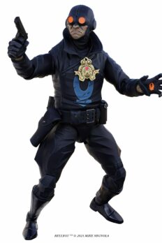 Mô hình figure 1/12 Hellboy Lobster Johnson (The Iron Prometheus)