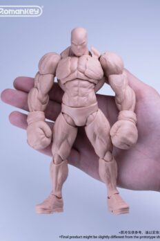 Body nam cơ bắp figure 1/12 Romankey x COWL UMS003 Big Guy da trắng, khớp siêu linh hoạt