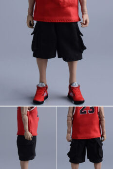 Giày bóng rổ phong cách Slam Dunk Rukawa Kaede cho mô hình 6 inch tỉ lệ 1/12 – Phụ kiện giày sneaker