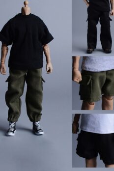 Quần dài tỷ lệ 1/12 cho mô hình action figure, bjd, doll 6 inch