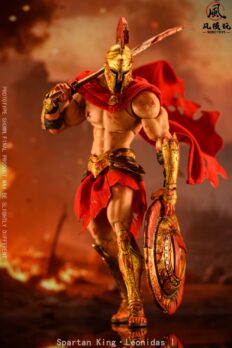 Mô hình 1/12  Wind Toys Spartan King Leonidas I Damaged Edition