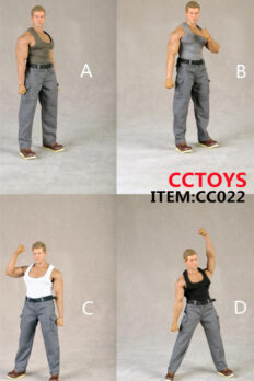 Áo Ba Lỗ Cơ Bắp CC022 & CC023 Cho Figure Nam Vạm Vỡ tỷ lệ 1/6