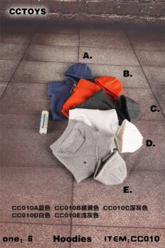 CCTOYS CC01Áo Hoodie Thể Thao Phong Cách 1/6 cho figure nam – Trang Phục Thể Thao