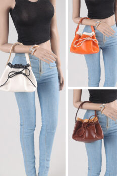 Túi xách tay & túi đeo vai phong cách thời trang, chất liệu da tỉ lệ 1/6