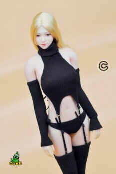 Bộ bikini phong cách Nhật khoét rỗng hở lưng tỷ lệ 1/6 dành cho nữ figure hãng CUKE TOYS