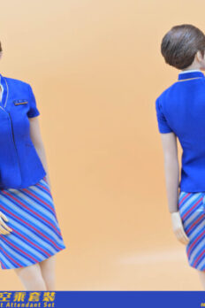 Bộ trang phục tiếp viên hàng không N Airlines hãng CUKE TOYS tỷ lệ 1/6