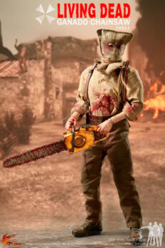 Mô hình 1/6 Hot Heart FD013 Living Dead - Ganado Chainsaw Action Figure
