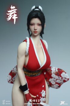 Head nữ 1/6 JK Toys Mai Shiranui The King of Fighters, có thể điều chỉnh hướng mắt