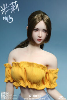 Head nữ châu á 1/6 JKToys K-007B Milly - Asian Beauty Moveable Eyes