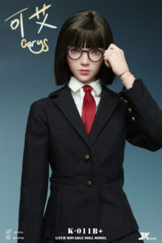 Head nữ JKTOYS Mỹ Nhân Châu Á tỷ lệ 1/6 K-011B Carys mắt có thể điều chỉnh