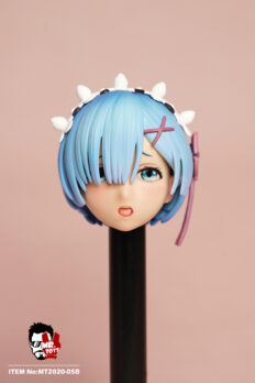 Head nữ anime 1/6 Mr Toys Ram (Re:Zero) phiên bản miệng mở